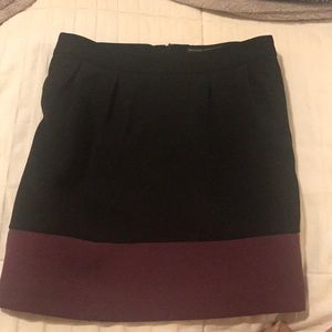 Banana republic mini color block skirt